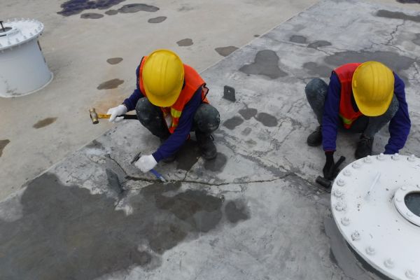 งานระบบกันซึมขนิดทาด้วยสาร Polyurea