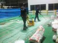 งานซ่อมพื้น ด้วยระบบอิพ็อกซี่เซลเลเวลลิ่ง Epoxy self leveling